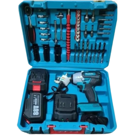 Makita Impact Wrench Drill And Driver 88v Set